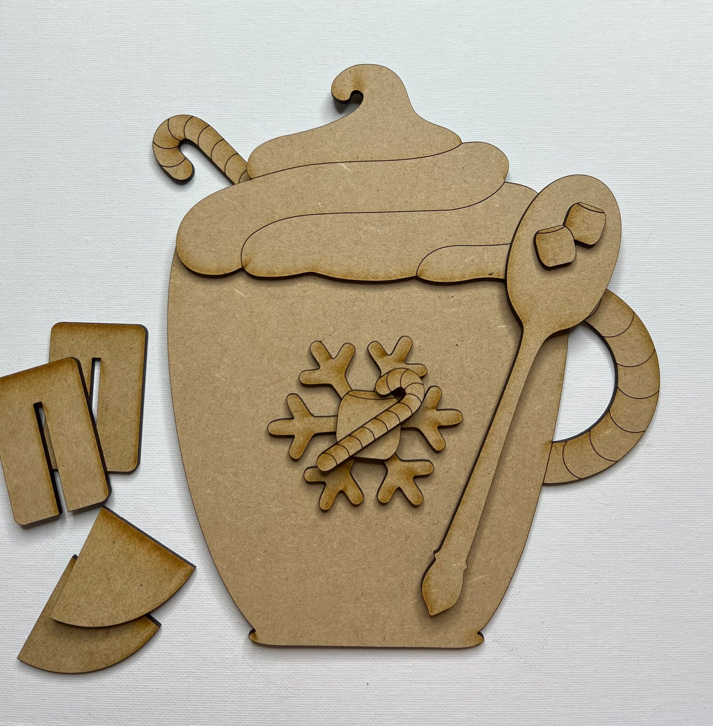 Hot Cocoa Shelf Sitter - DIY Craft Kit