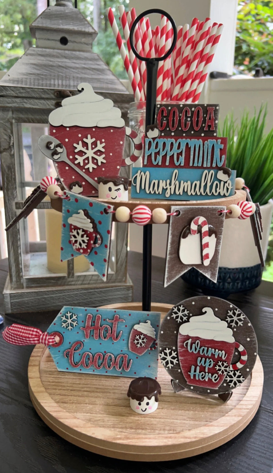 Hi Cocoa Tiered Tray Set- DIY Craft Kit
