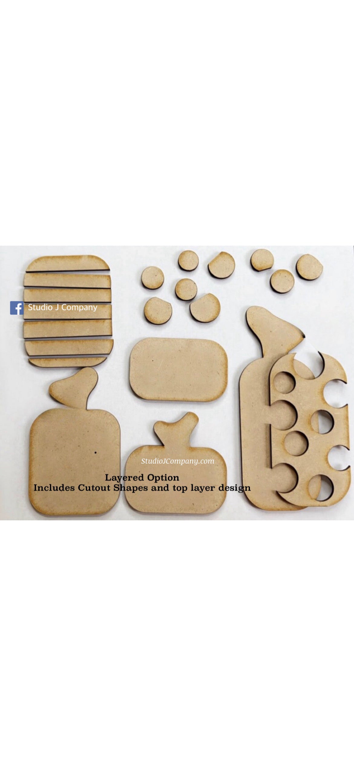 Pumpkin Trio Cut Outs- large set