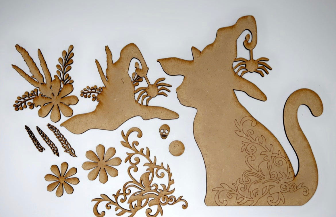 Pretty Kitty Witch - DIY Craft Kit