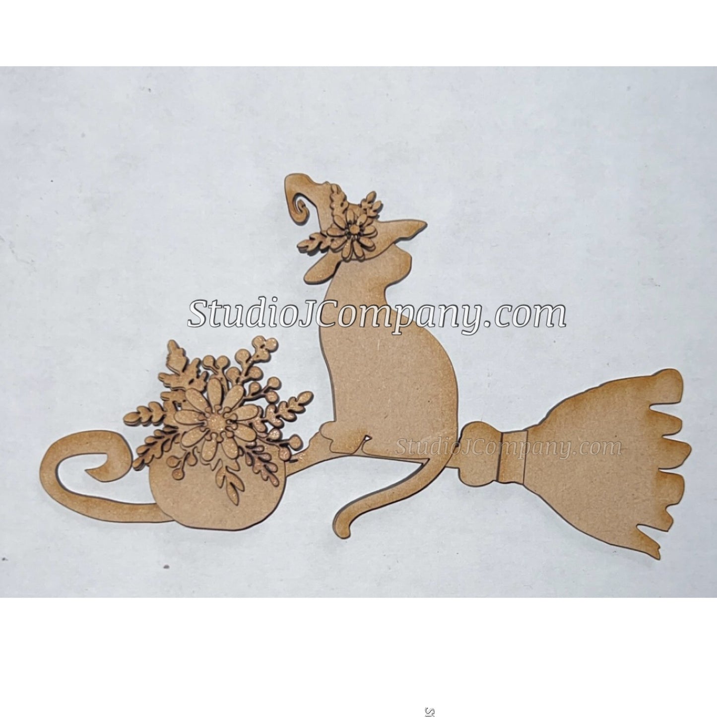 Cat on Witch’s Broom DIY KIT