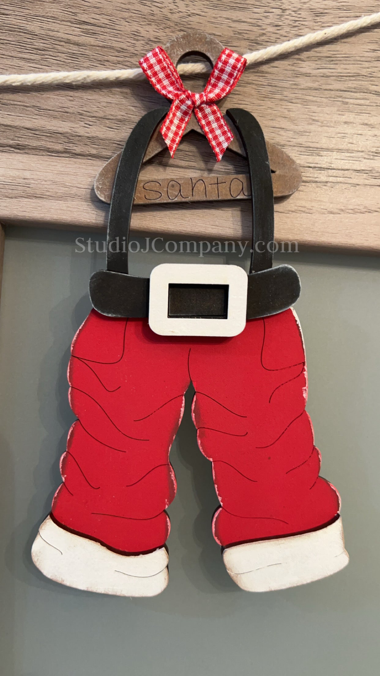 Santa’s Laundry - Individual or Set of 3 - DIY Ornament Kits