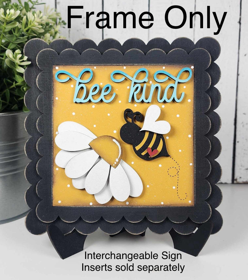 Scallop Frame - Interchangeable - available in 2 sizes