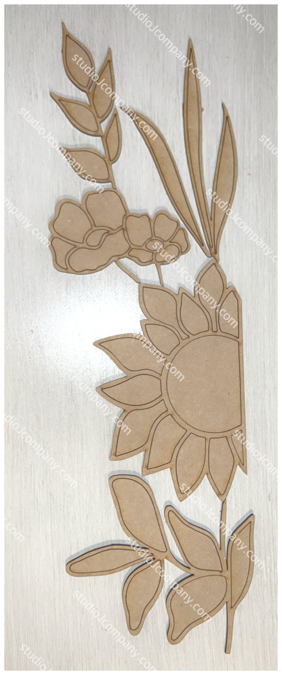 Floral Embellishments for Fall Sign