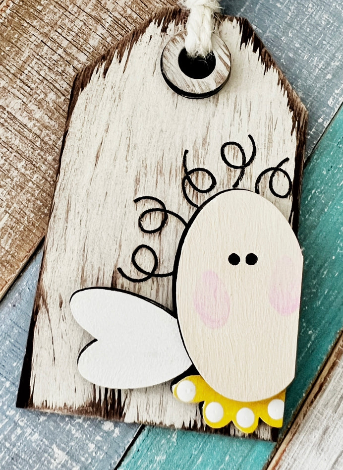 Jumbo 8 inch Christmas Tag/Ornament- Style #1 - DIY kits