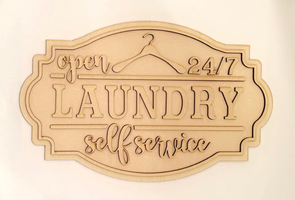 Laundry Room Sign- DIY Kit