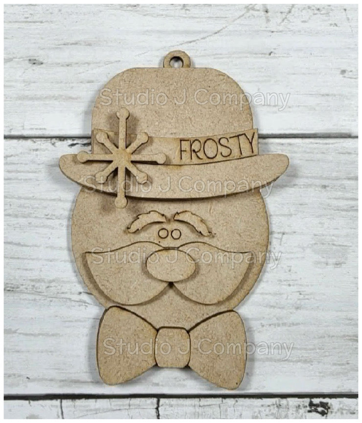 Classic Frosty Ornament