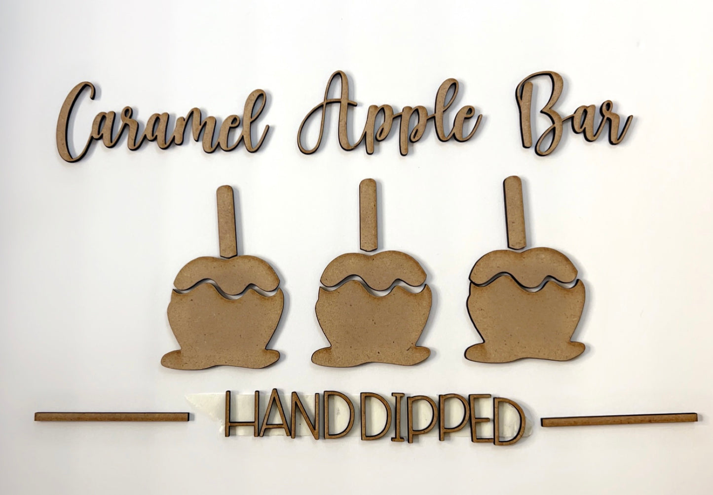 Caramel Apple Bar ~DIY Craft Kit