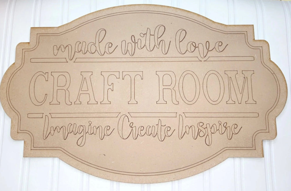 Craft Room Sign- DIY Kit