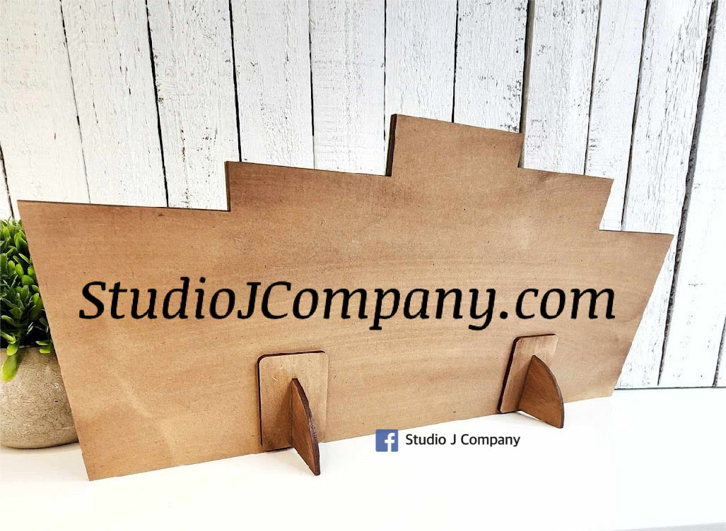 Apple Cider Word Block Shelf Sitter- DIY Craft Kit