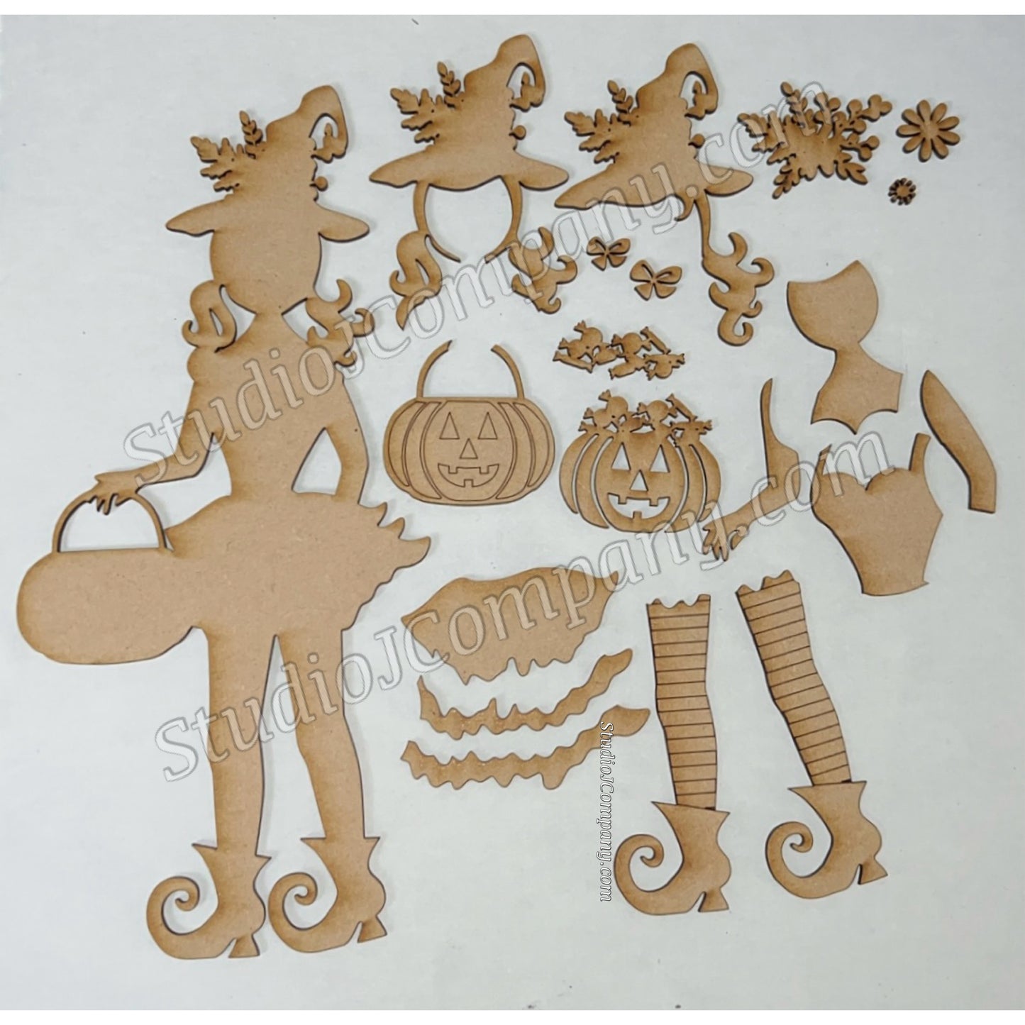 Large Trick or Treat Girl - DIY Craft Kit