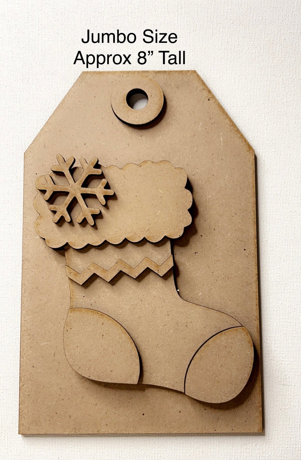 DIY Jumbo Tag/Ornament - Style #2