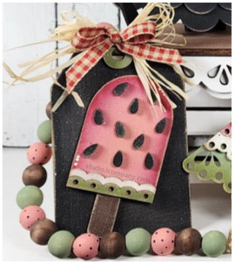 Watermelon Popsicle Tag