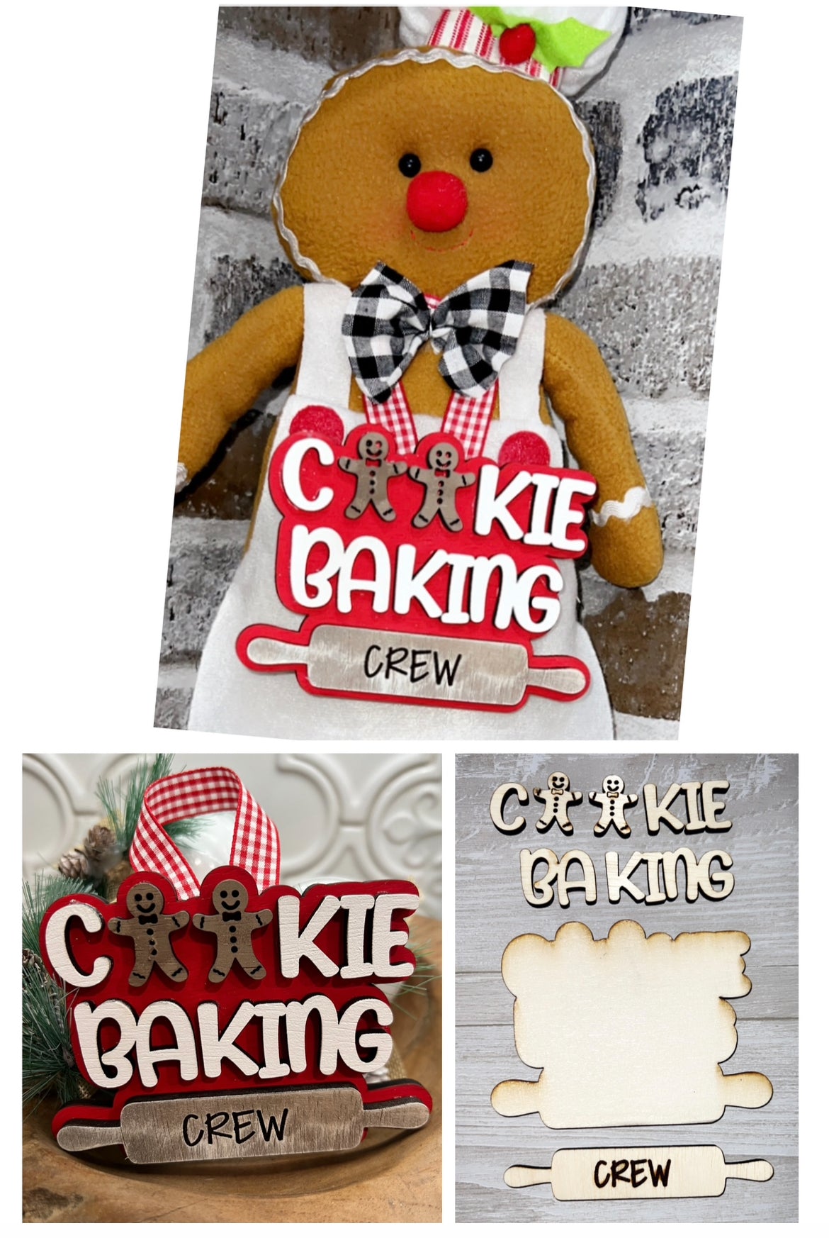 Cookie Baking Crew Sign- DIY kit