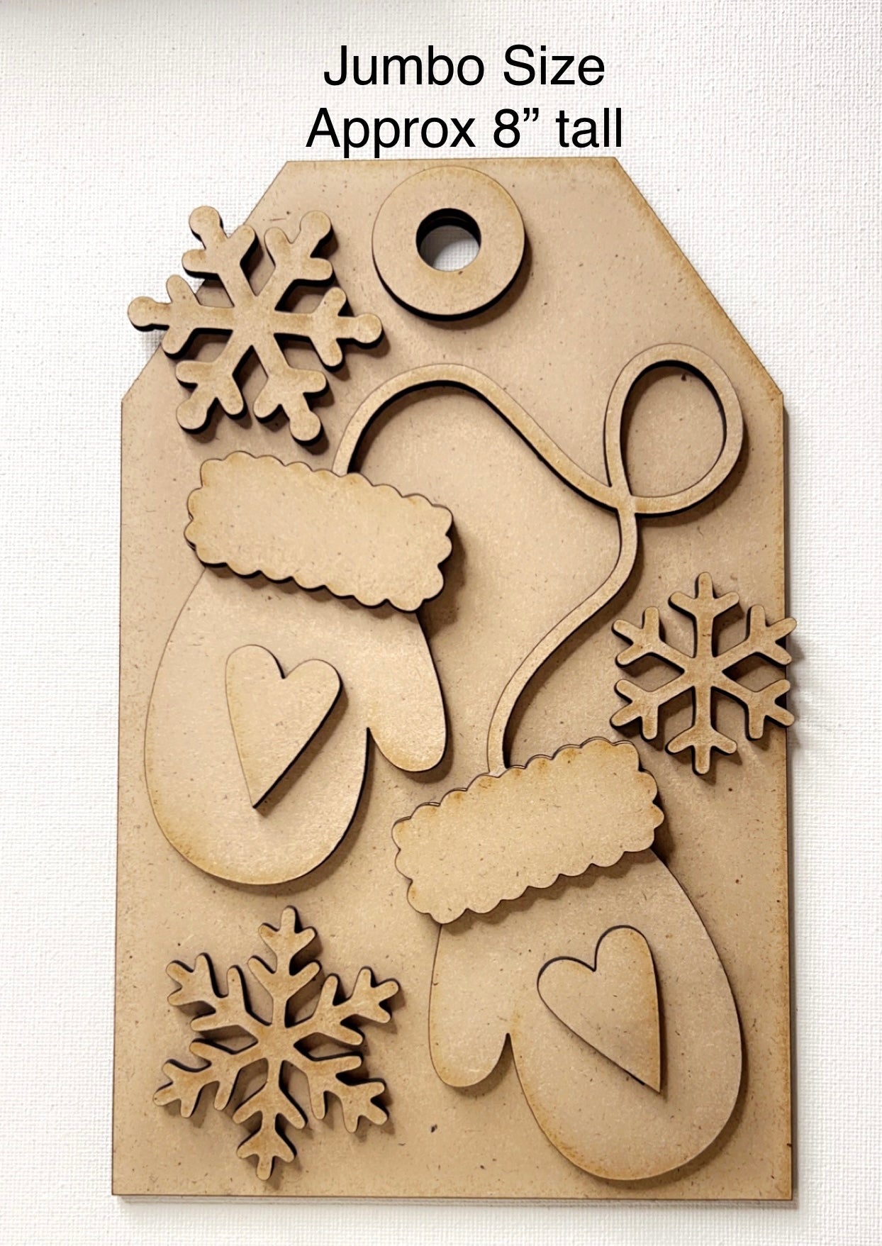 DIY Jumbo Tag/Ornament - Style #2
