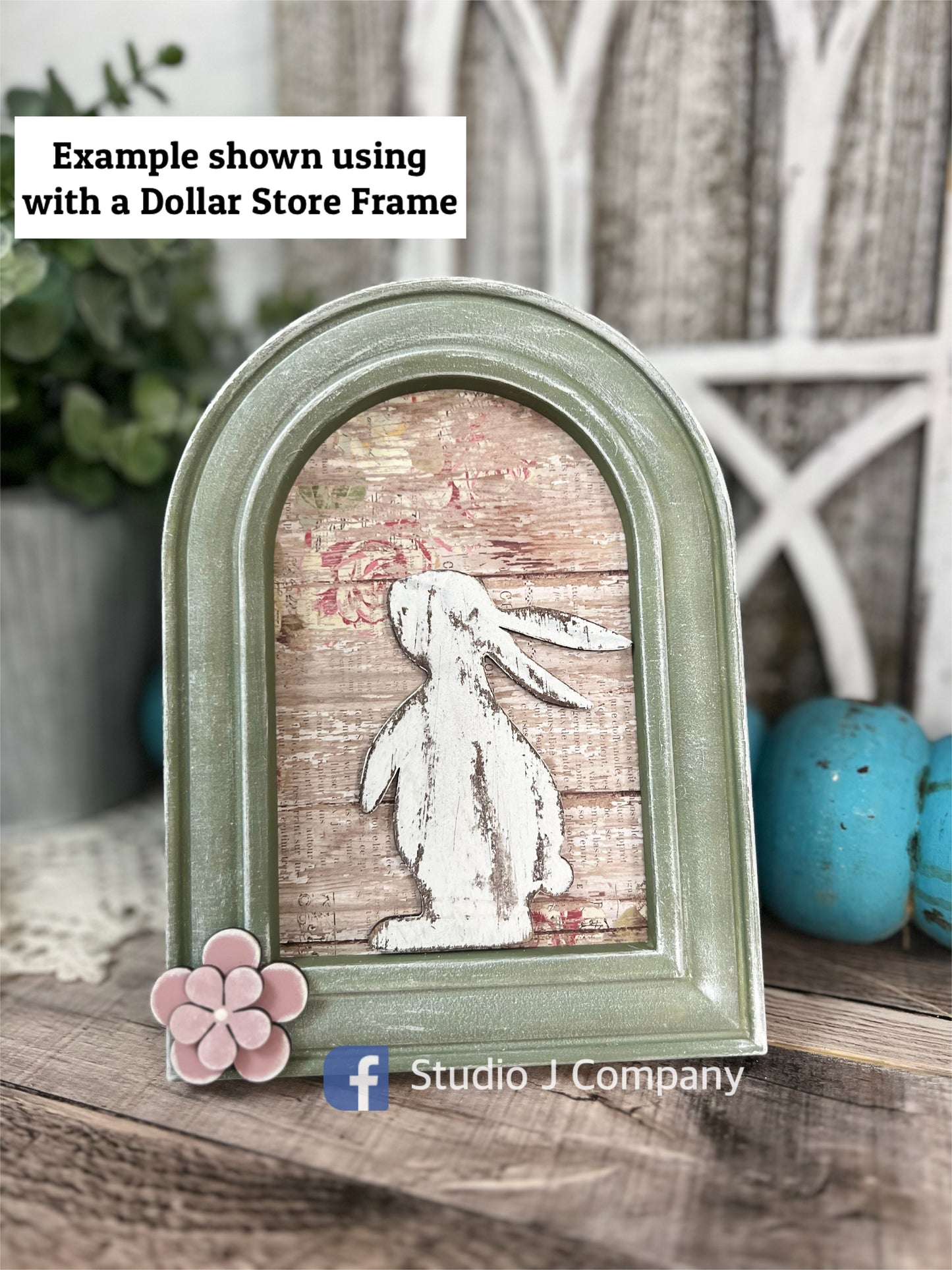 Bunnies and Blooms embellishments