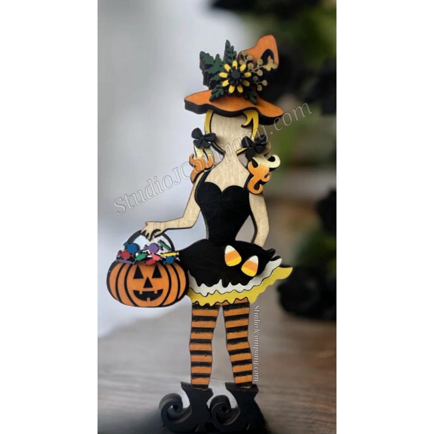 Large Trick or Treat Girl - DIY Craft Kit