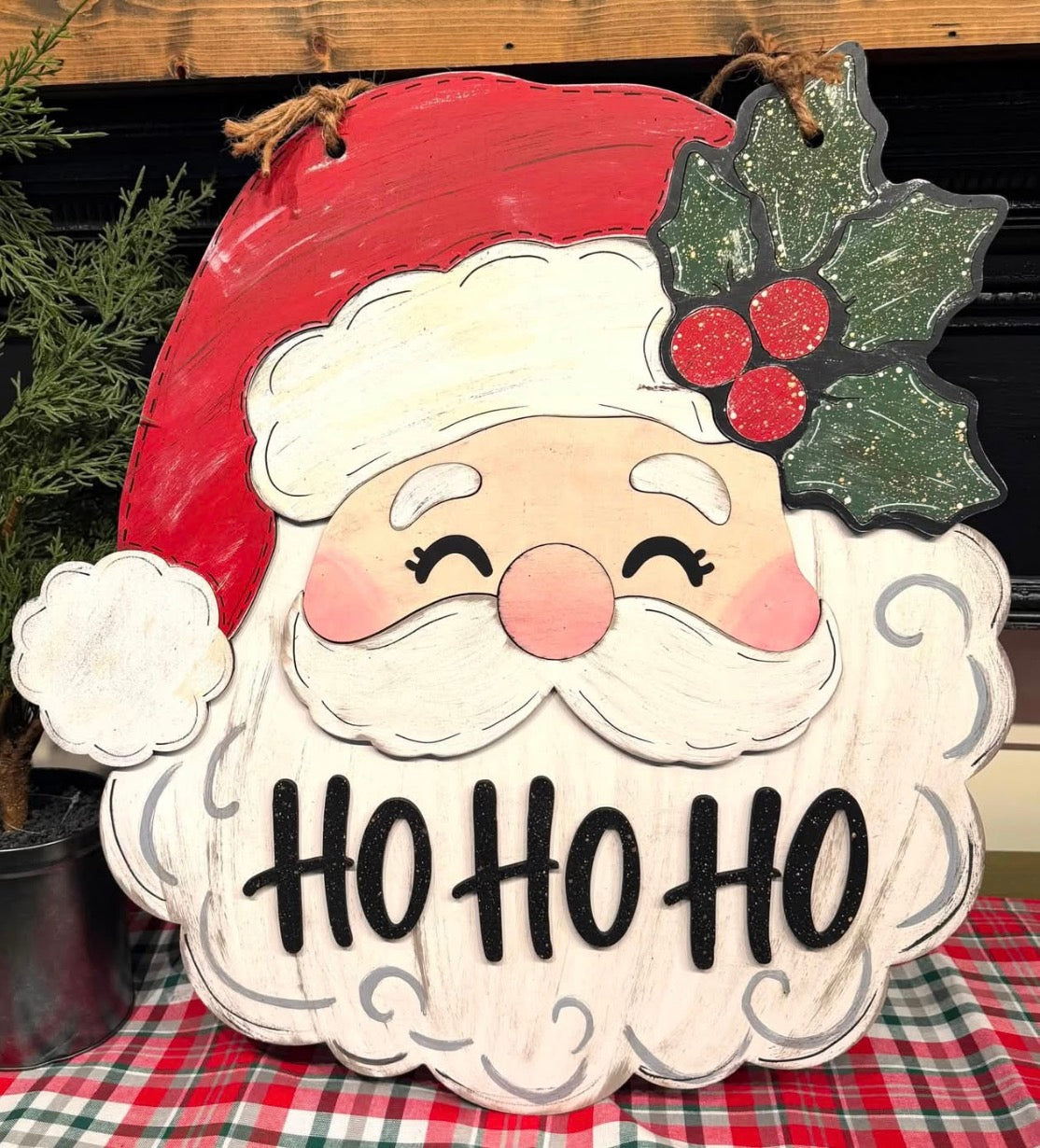HoHoHo Santa Door Hanger