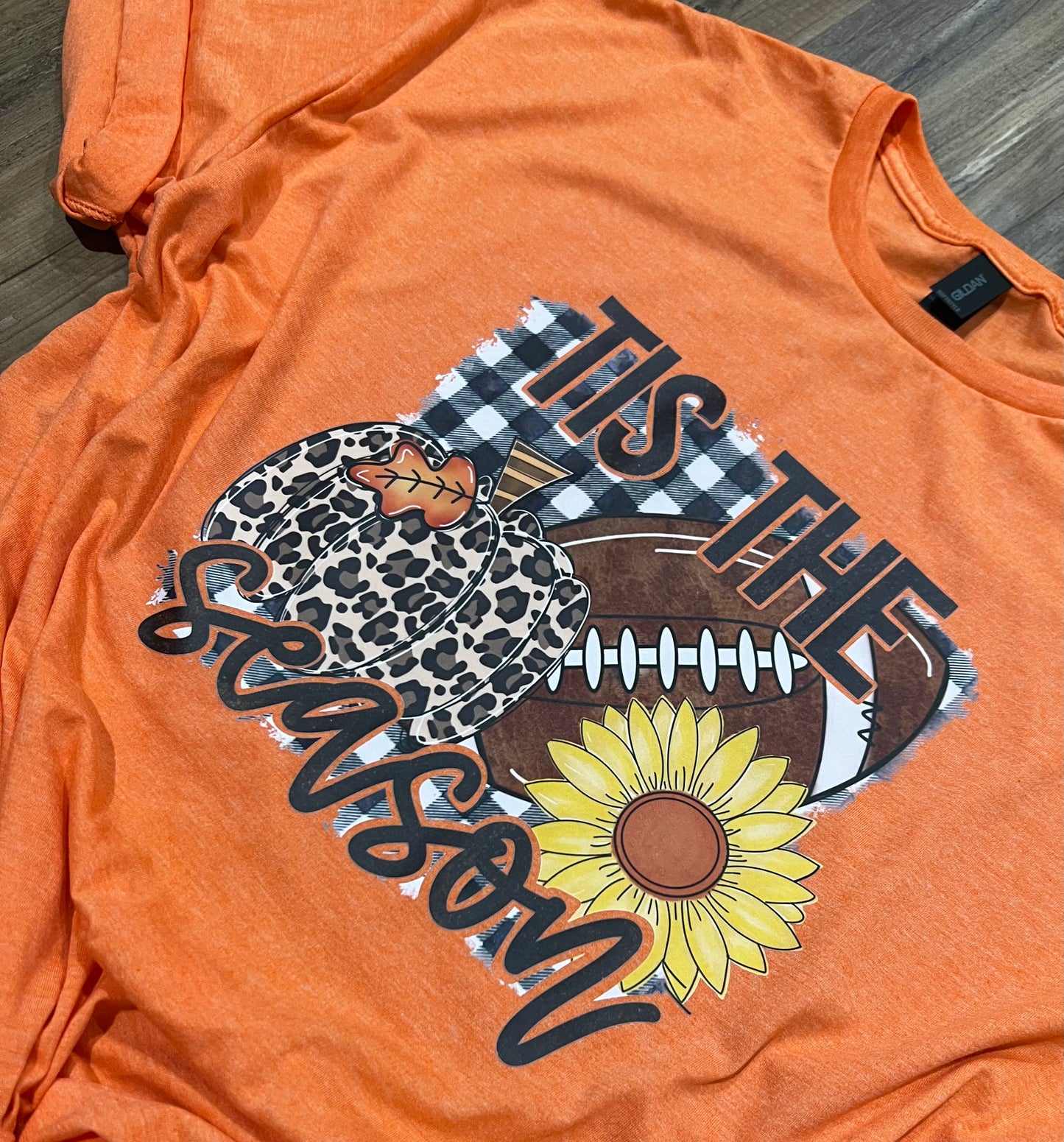 T’is the Season Leopard Pumpkin