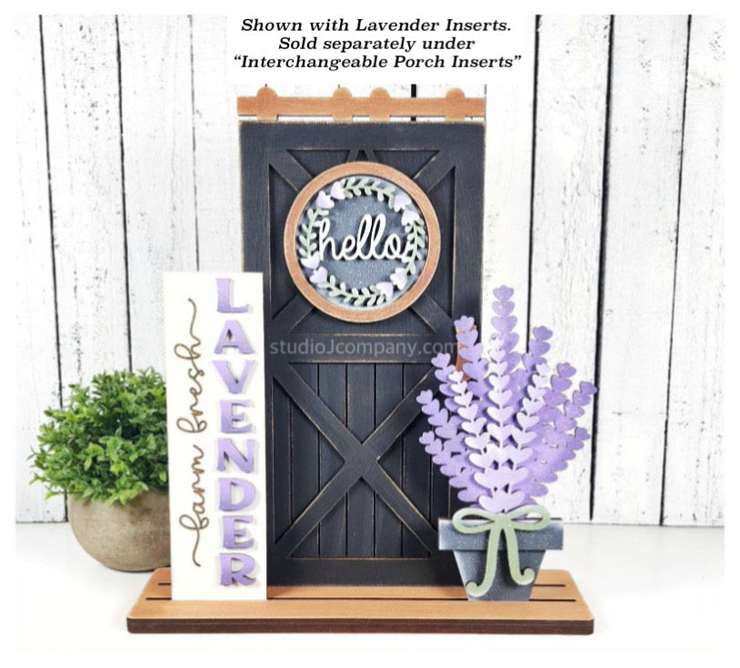 Interchangeable Front Porch Insert - Lavender