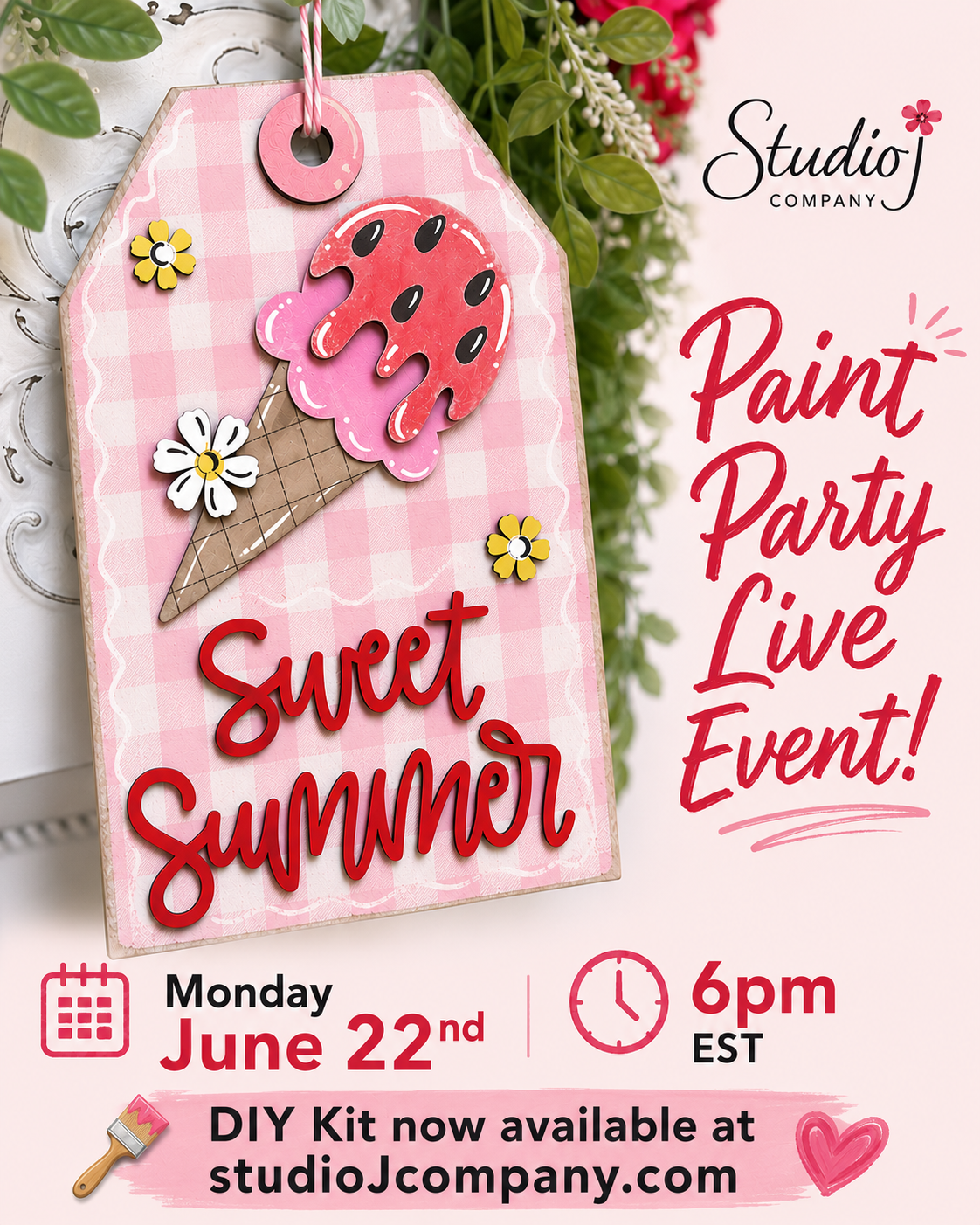 June 22nd 2026 - Paint Party Live Kit