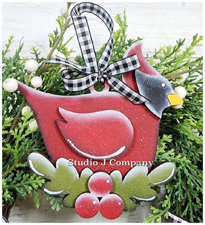 Countdown to Christmas Box - Cardinals Ornament Trio