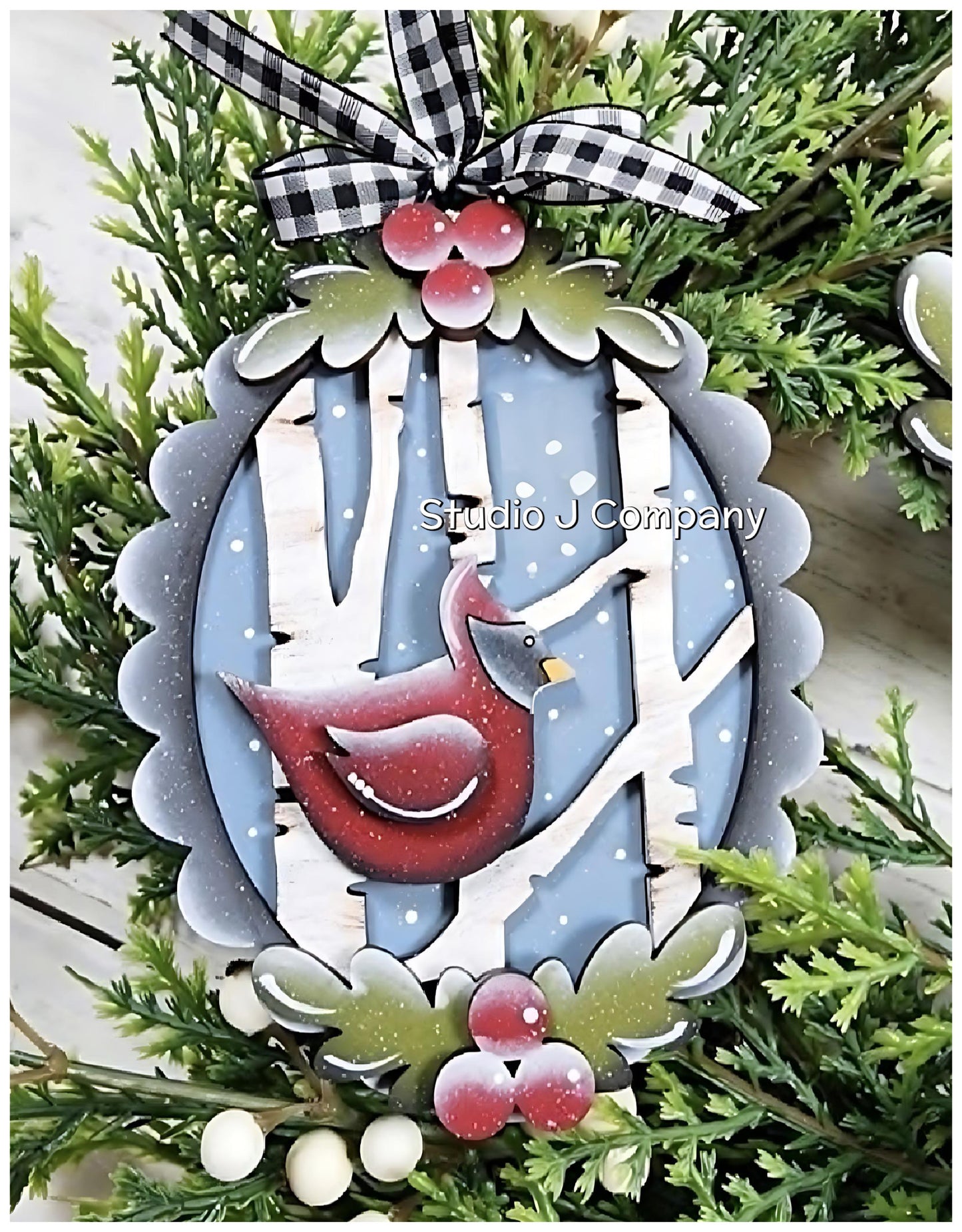 Countdown to Christmas Box - Cardinals Ornament Trio