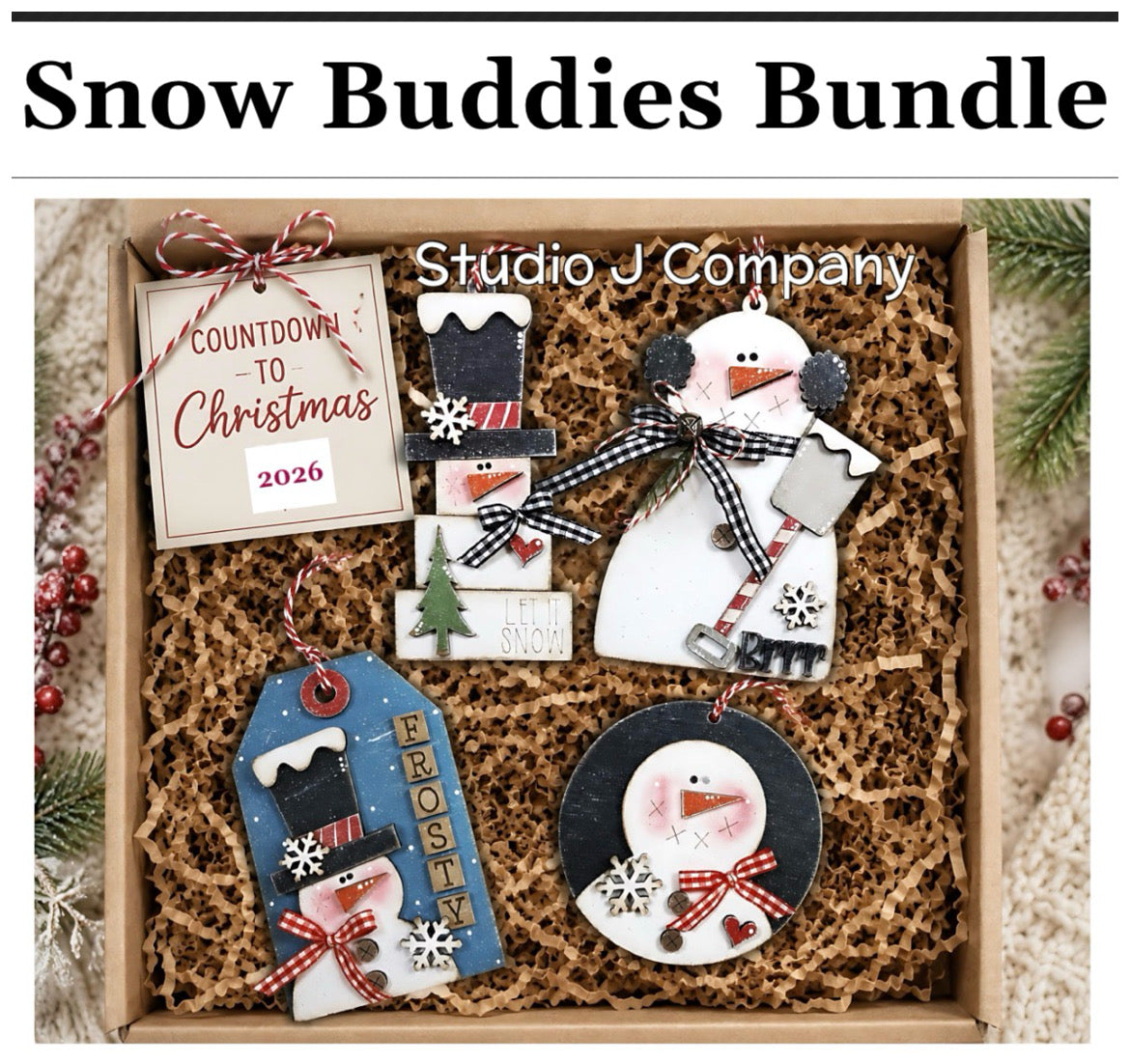 Countdown to Christmas 2026- Snow Buddies Bundle