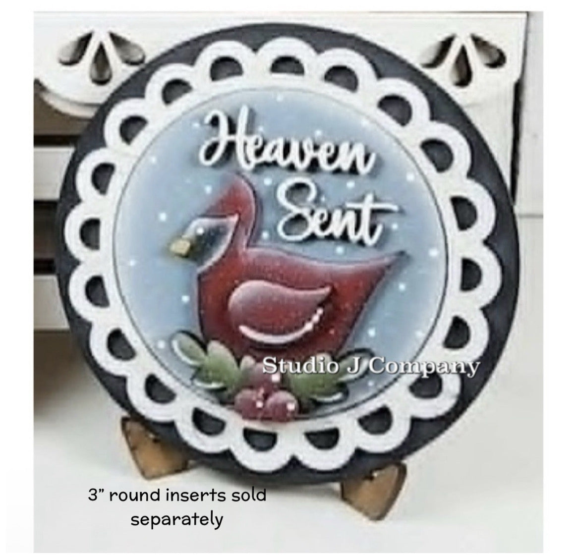Interchangeable Round Frame for 3” rounds (inserts sold separately)