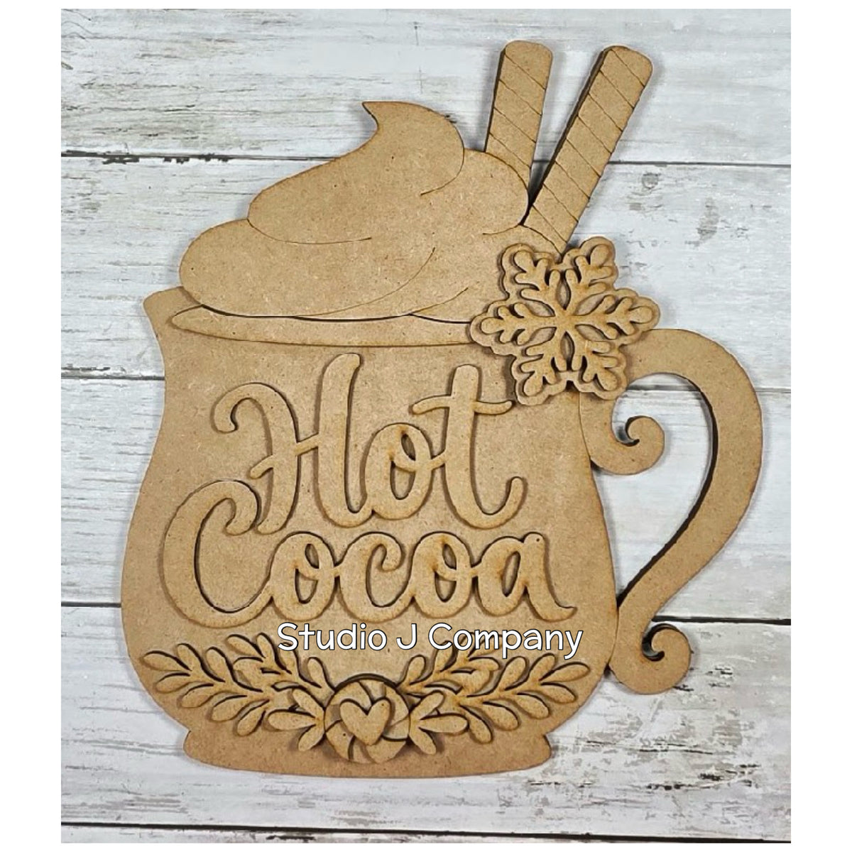 DIY Hot Cocoa Mug Hanger 11.5”