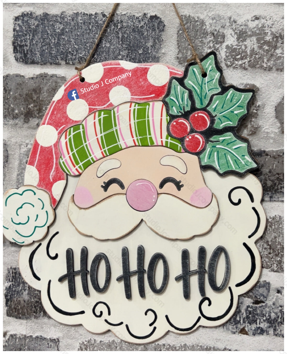 HoHoHo Santa Door Hanger