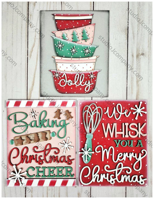 Christmas Baking Signs- 3 designs to choose from