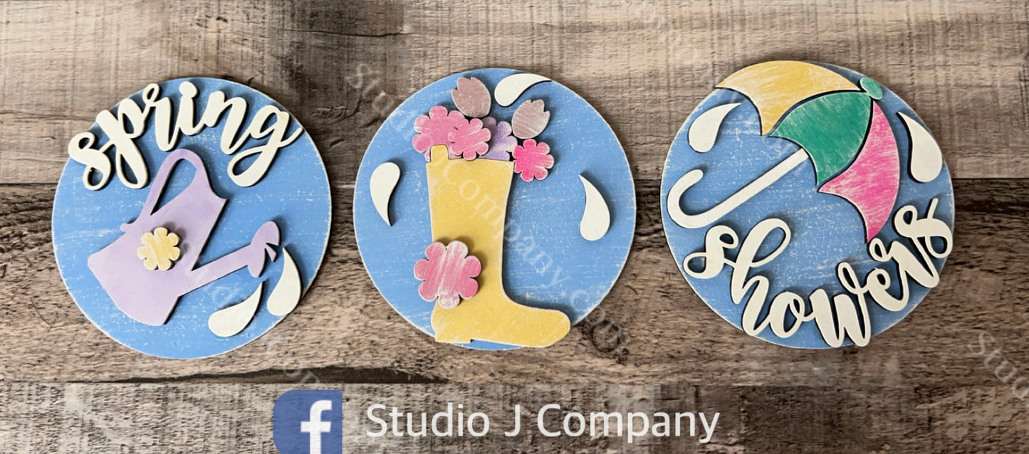 Spring Showers Medallions - DIY Kit