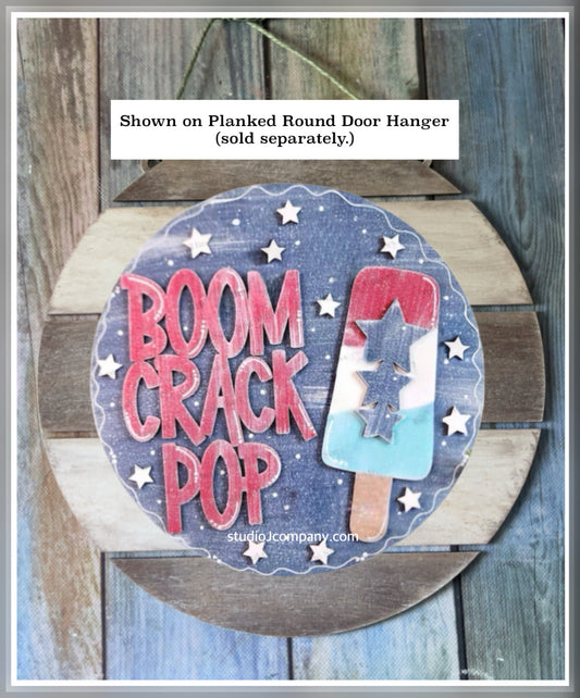 Boom Crack Pop Interchangeable Sign Kit