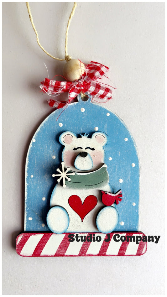 Bear Snowglobe Ornament