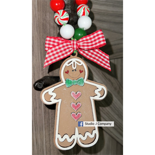 Gingerbread Man Layered Cut out - DIY Kit