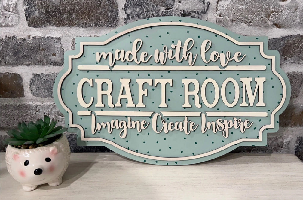 Craft Room Sign- DIY Kit