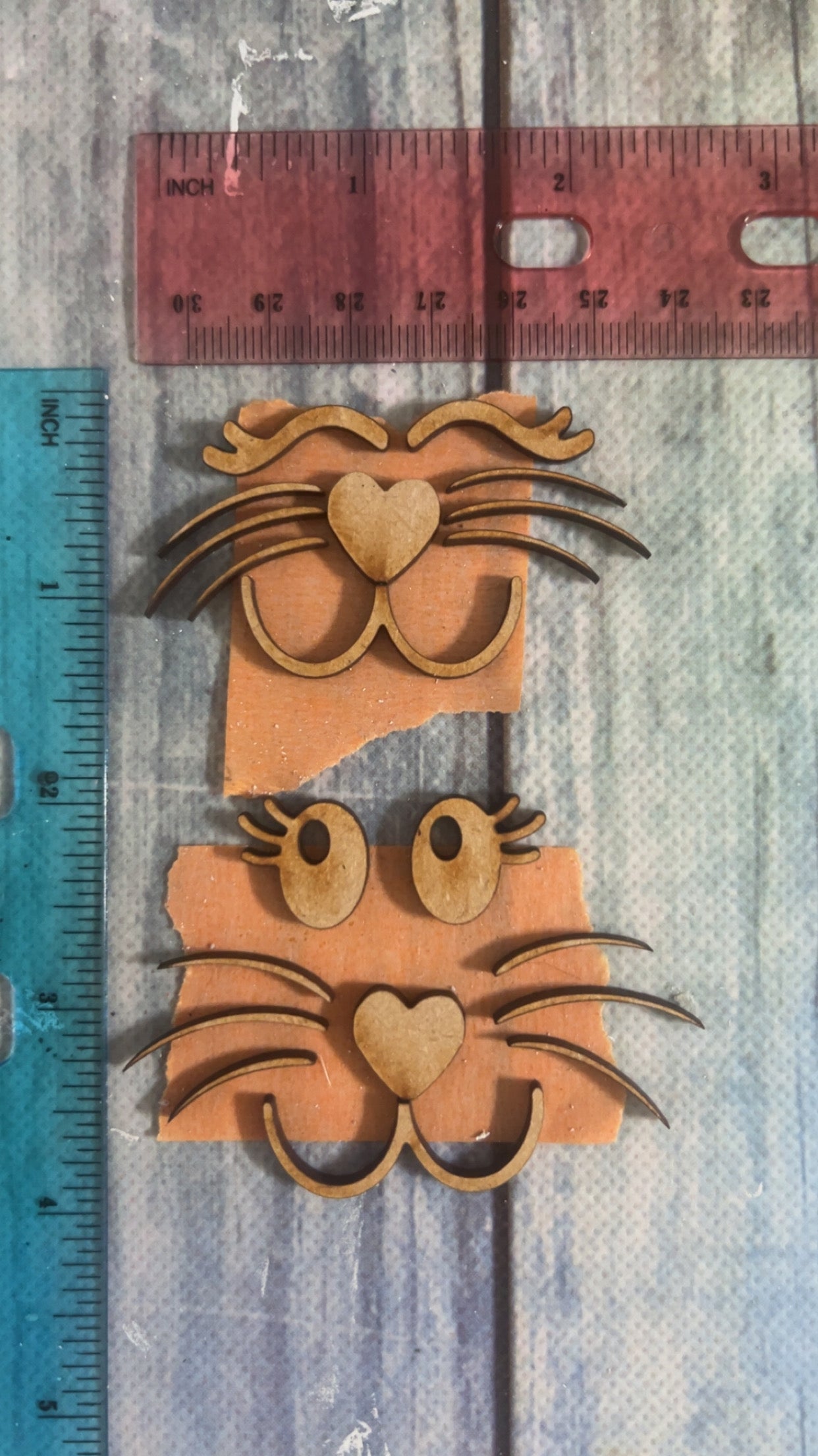 Bunny Faces - crafty embellishments