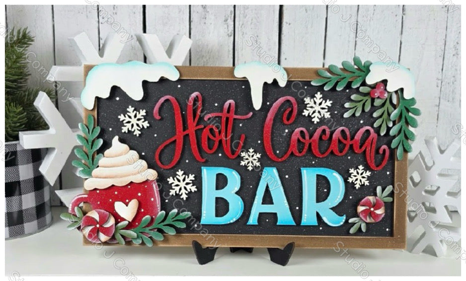 Hot Cocoa Bar sign
