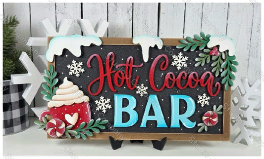 Hot Cocoa Bar sign