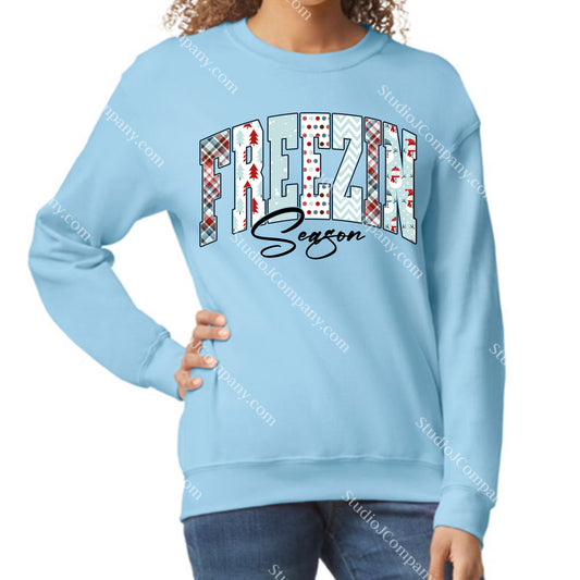 FREEZIN SEASON Blue sweatshirt