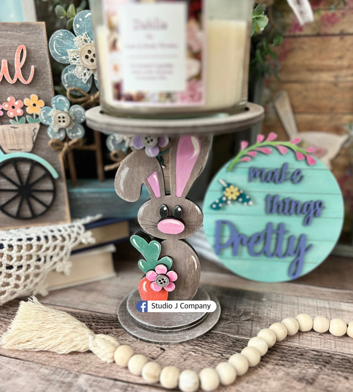 Bunny Candle/Plant Holder