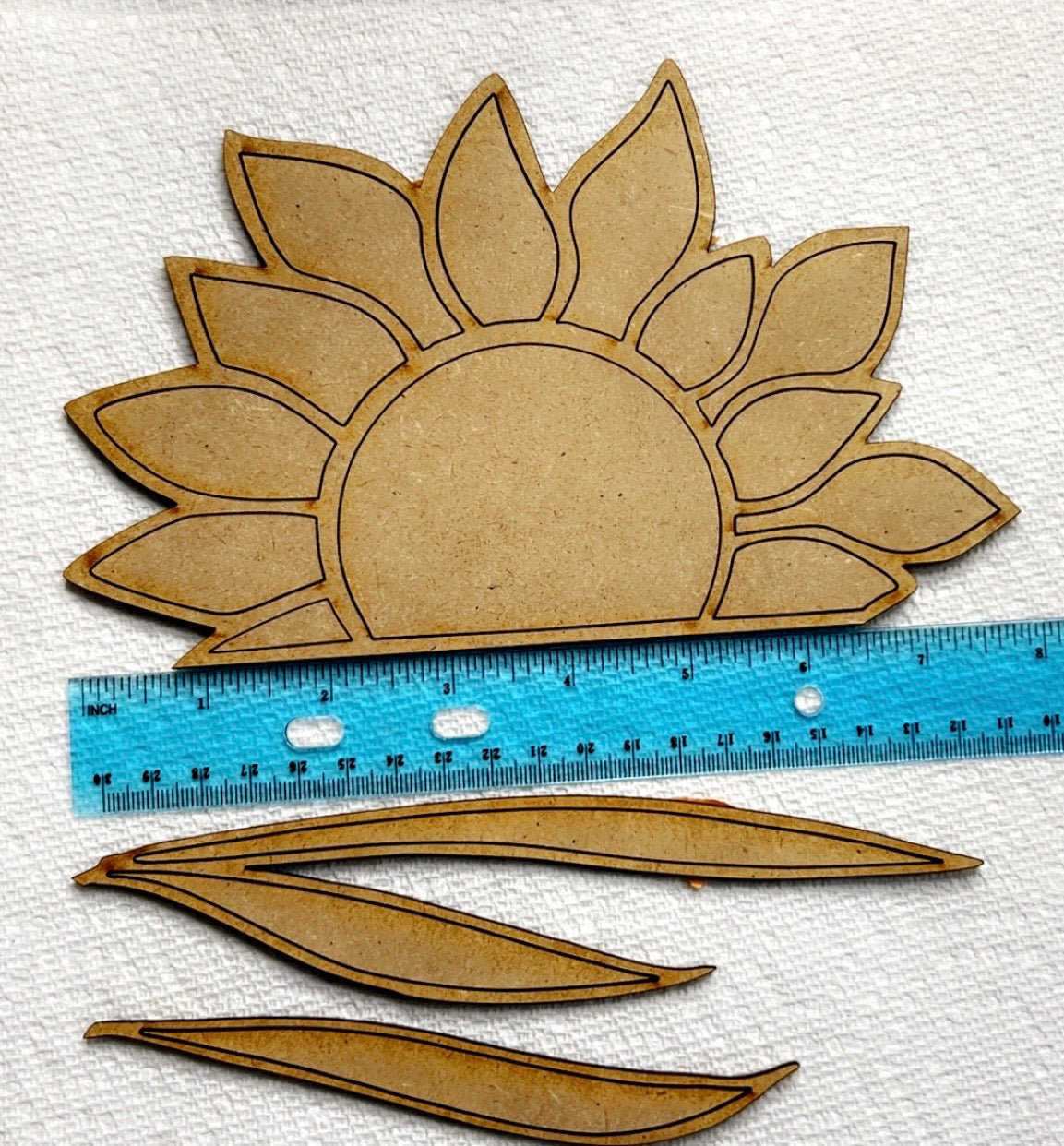 Floral Embellishments for Fall Sign