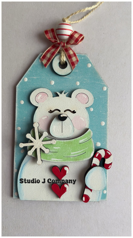 Bear Tag Ornament