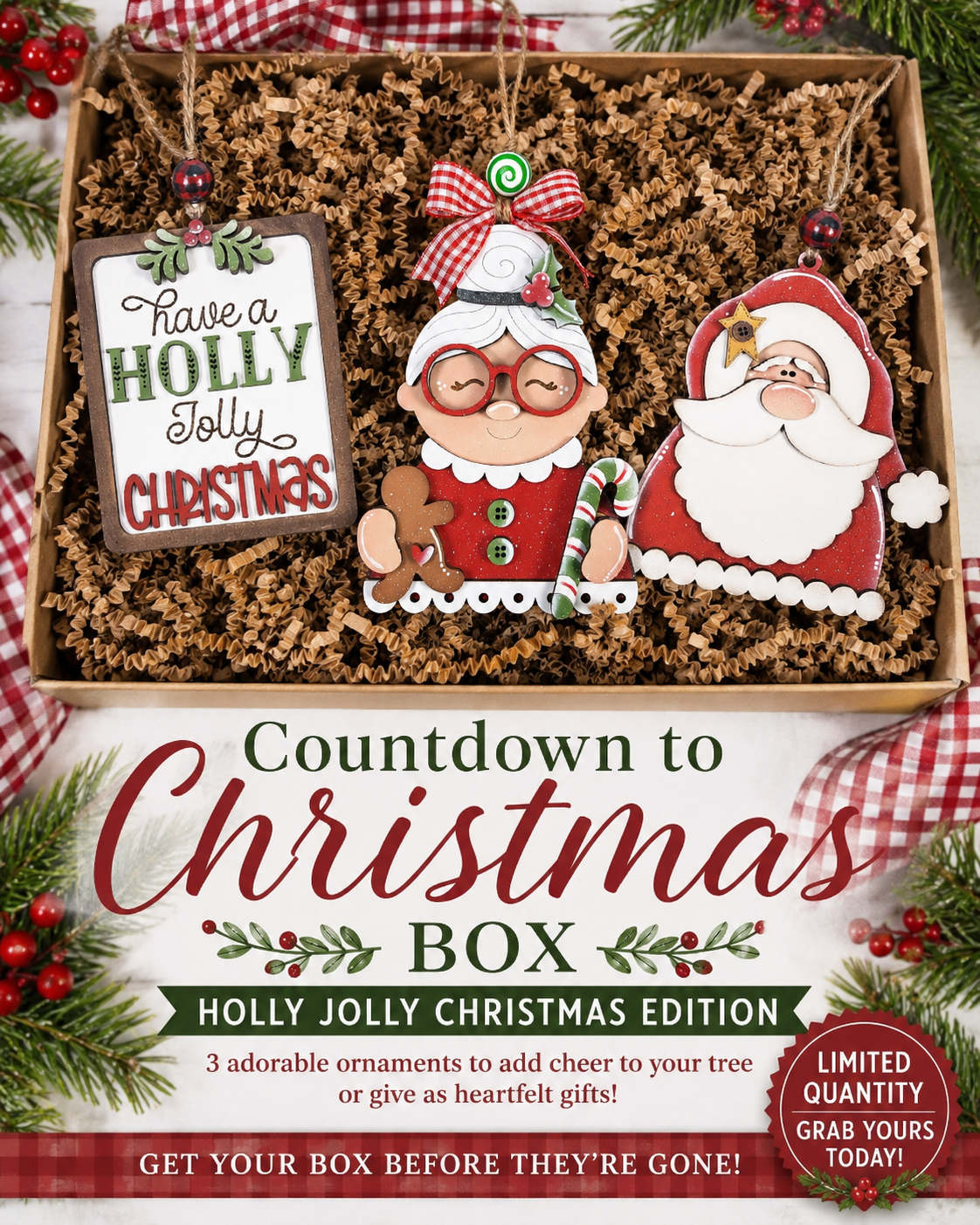 Countdown to Christmas 2026- Holly Jolly Christmas