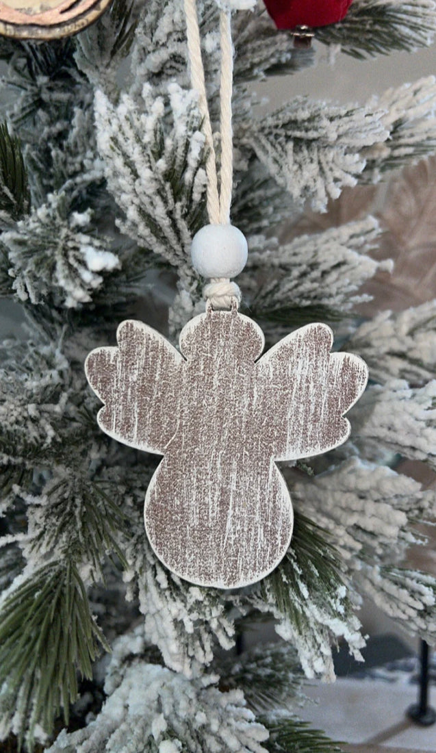 Layered Swirl Angel Ornament Pair - DIY Craft Kit