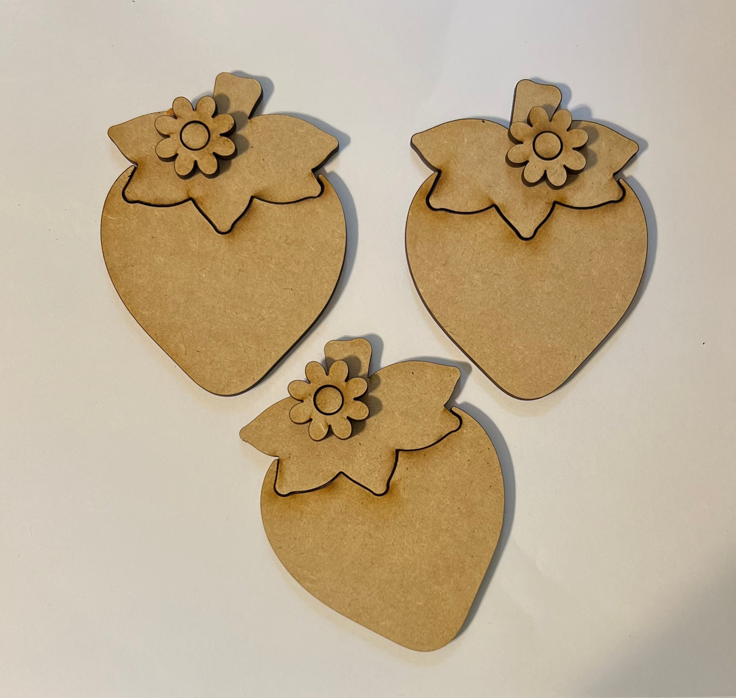 Strawberries Trio - cut outs