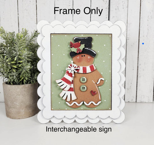 Scallop Frame - Interchangeable - available in 2 sizes