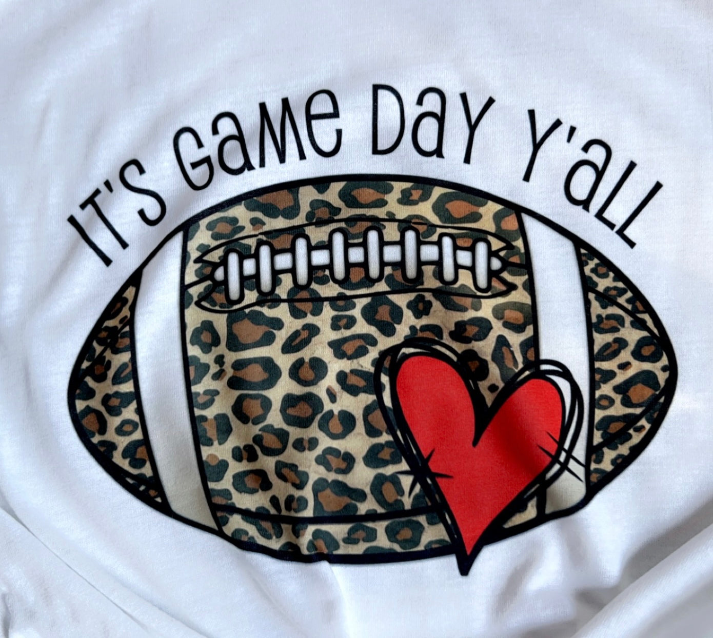 It’s Game Day Y’all - Leopard Football Tee