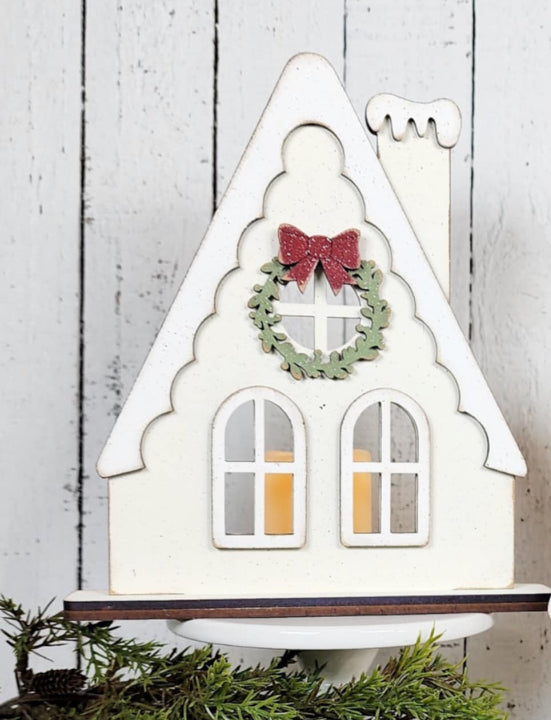 Gingerbread House Votive/Tealight Candle Holder